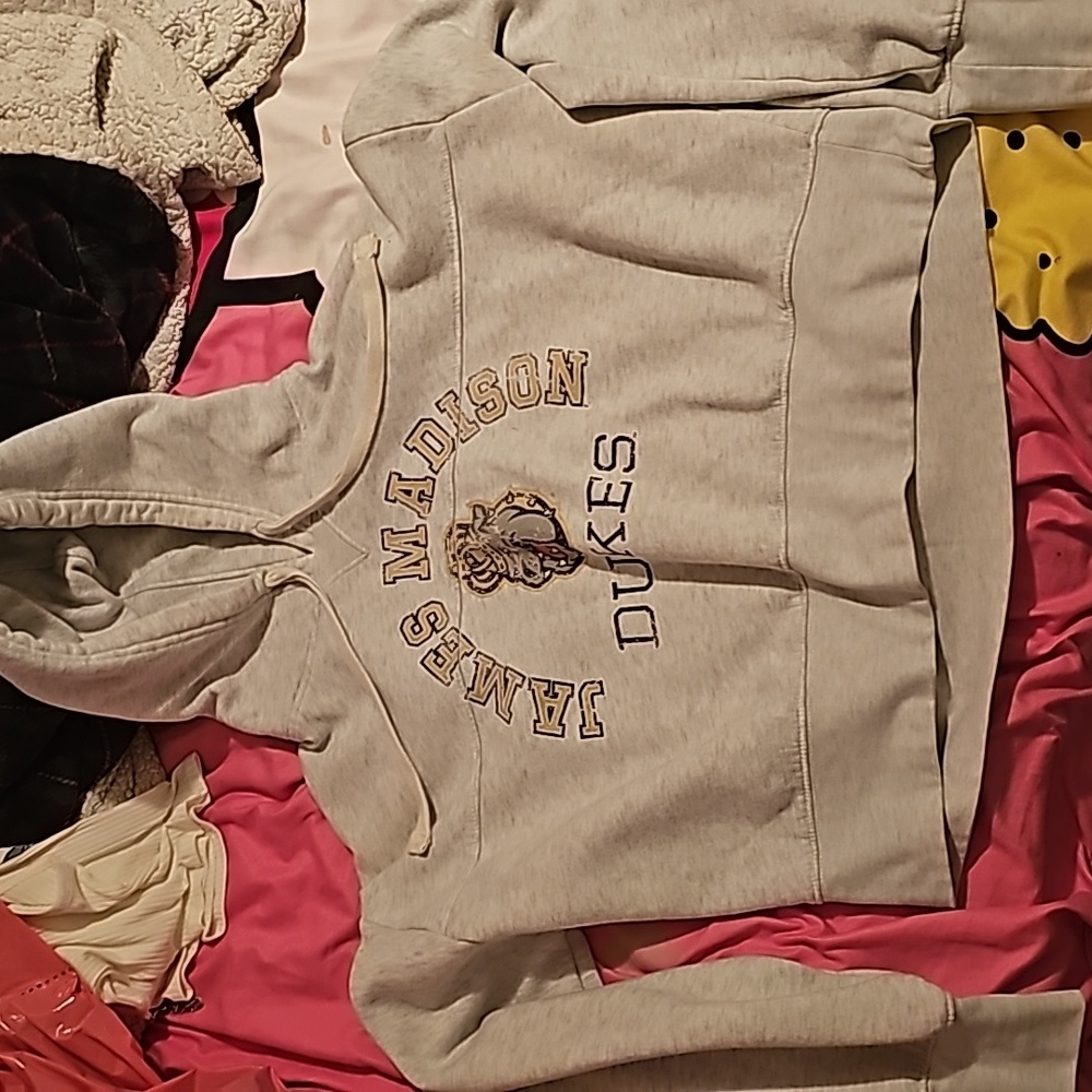 James Madison University croped sweater